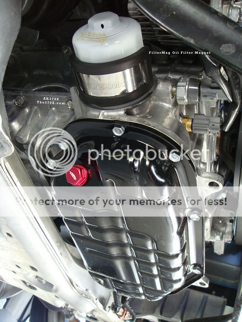 DIY Nissan 370Z Oil change (AK370Z way) Pictures inside Nissan 370Z